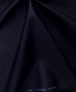 Alternative view of Navy Blue 100% Egyptian Cotton Fabric