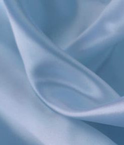 Alternative view of Light Blue Exquisite Bridal Satin Fabric