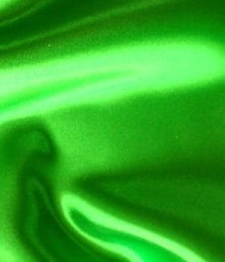 Alternative view of Spring Green Exquisite Bridal Satin Fabric
