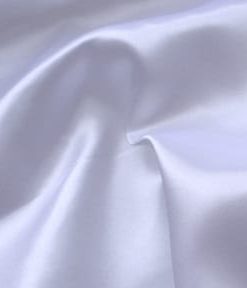 White Sultry Charmeuse Fabric