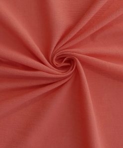 Coral Cotton Gauze Fabric