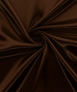 Brown Delightful Crepe Back Satin Fabric