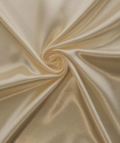 Cream Delightful Crepe Back Satin Fabric