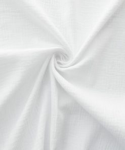 White Double Cotton Gauze Fabric