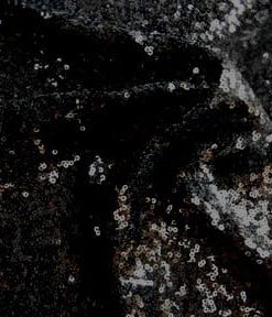 Black Stretch Mini Sequin Fabric