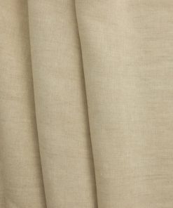 Alternative view of Oatmeal Tumbled 100% Irish Linen Fabric