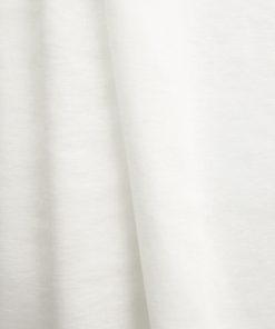 Alternative view of White Tumbled 100% Irish Linen Fabric