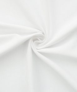 White Bermuda Linen-Rayon Fabric