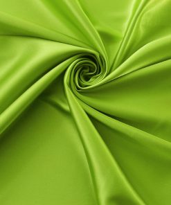 Spring Green Exquisite Bridal Satin Fabric
