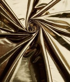 Gold/Black Liquid Lame Fabric