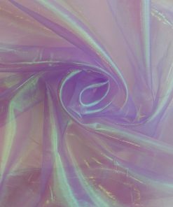 Lavender Iridescent Pearl Organza Fabric