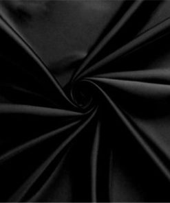 Black Sultry Charmeuse Satin Fabric