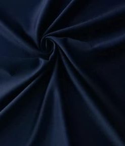 Midnight Como Heavy Luxe Matte Satin Fabric