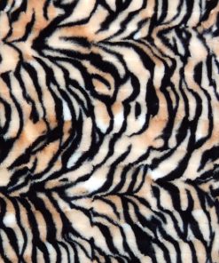 Alternative view of Big Cat Skin Minky Fabric