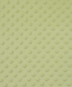 Alternative view of Baby Mint Snuggle Minky Dot Fabric