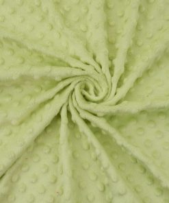 Baby Mint Snuggle Minky Dot Fabric