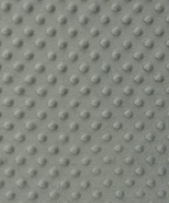 Alternative view of Silver Gray Snuggle Minky Dot Fabric