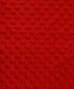 Alternative view of Red Snuggle Minky Dot Fabric