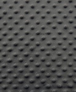 Alternative view of Smoke Grey Snuggle Minky Dot Fabric