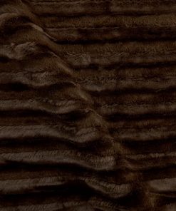 Alternative view of Brown Mink Minky Fabric