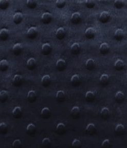 Navy Blue Snuggle Minky Dot Fabric