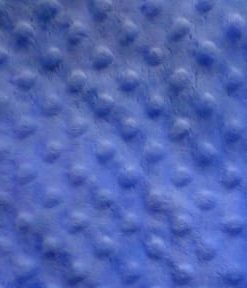 Periwinkle Snuggle Minky Dot Fabric