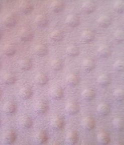 Pink Snuggle Minky Dot Fabric