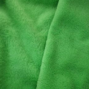 Green Cuddly Double-Sided Minky Fabric
