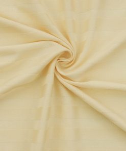 Champagne Stretch Satin Stripe Knit Fabric