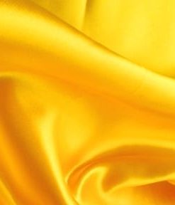 Yellow Exquisite Bridal Satin Fabric