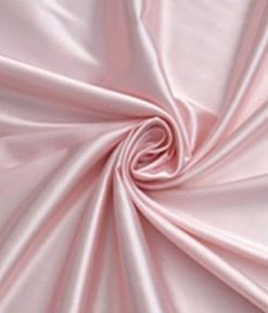 Blush Pink Stretch Sultry Charmeuse Satin Fabric