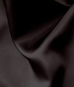 Black Stretch Sultry Charmeuse Satin Fabric