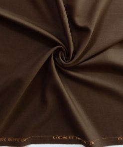 Nut Brown Super 120s Worsted Wool Fabric