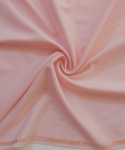 Pink Super 120s Worsted Wool Fabric