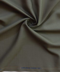 Sage Green Super 120s Worsted Wool Fabric