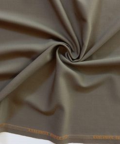 Heather Taupe Super 120s Worsted Wool Fabric