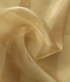 Burnished Gold Twinkle Organza Fabric
