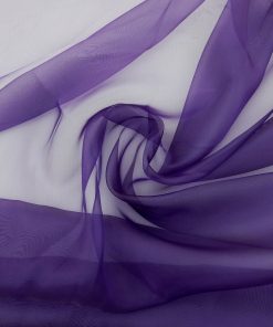 Purple Twinkle Organza Fabric