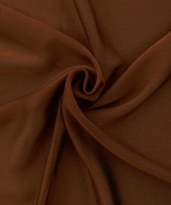 Copper-Brown Two-Tone Hi-Multi Yoryu Chiffon Fabric