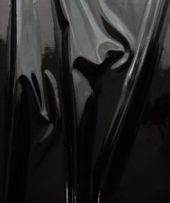 Black Wet Look Vinyl Fabric