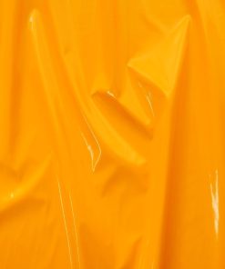 Yellow Wet Look Vinyl Fabric