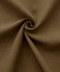 Khaki 11oz Heavy Bruges Belgian Linen Fabric