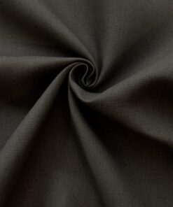 Dark Gray 11oz Heavy Bruges Belgian Linen Fabric