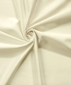 ivory Positano Stretch Matte Satin Fabric