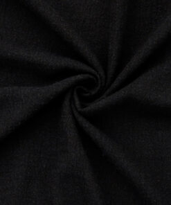 Black French Couture Textured Linen Gauze Fabric