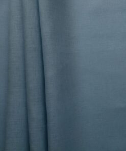 Alternative view of Azure Blue 100% Irish Linen Fabric
