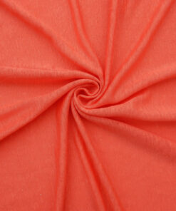 Coral Lorraine 100% French Linen Knit Fabric
