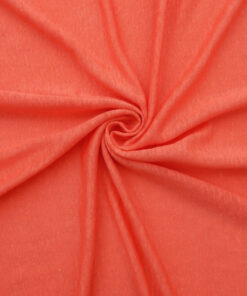 Alternative view of Coral Lorraine 100% French Linen Knit Fabric