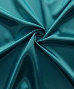 Turquoise Japanese Crepe Back Satin Fabric
