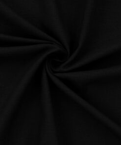 Black Newport Linen Blend Fabric